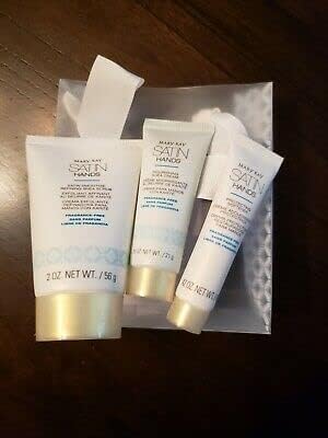 Mary Kay Satin Hands hands being treated with satin-soft care