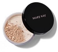 Mary Kay Silky Setting Powder compact open and close-up for precise color matching.