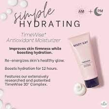 Mary Kay TimeWise Age-Fighting Moisturizer oil-control formula for shine reduction.