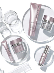 Mary Kay TimeWise Repair Volu-Firm Eye Renewal Cream texture swatch shows rich, hydrating cream for dry skin.