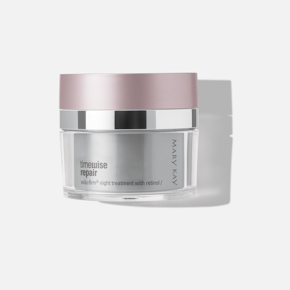 Mary Kay TimeWise Repair Volu-Firm Night Treatment bottle for overnight firming hydration.
