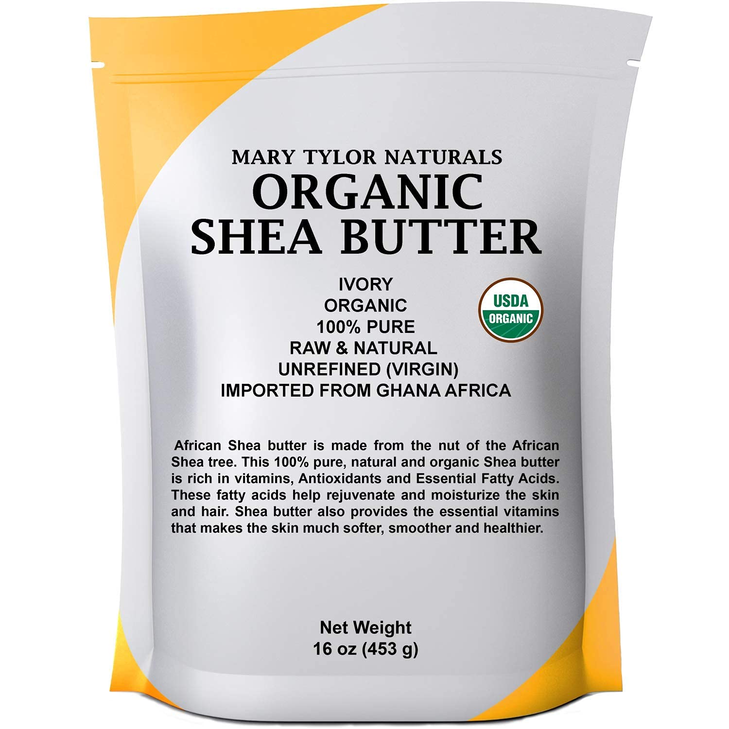 Mary Tylor Naturals lip balm base uses shea butter for DIY care.