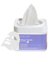 Mary&May Collagen Peptide Vital Mask packaging highlights eco friendly design for sustainable daily skincare