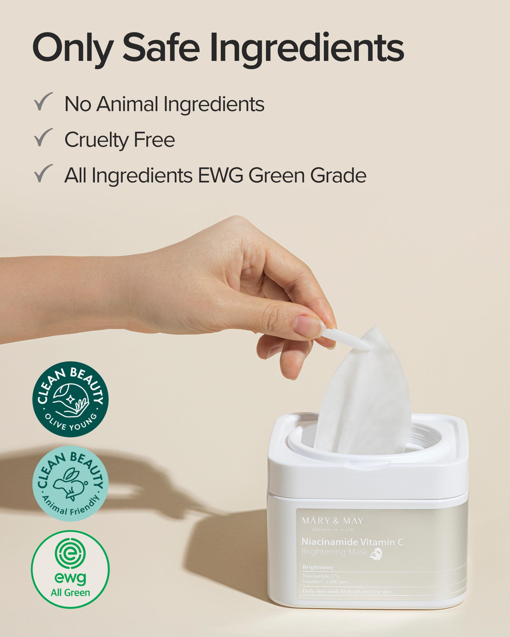 Mary&May Niacinamide Vitamin C Mask daily-use ritual supports consistent skincare routine.
