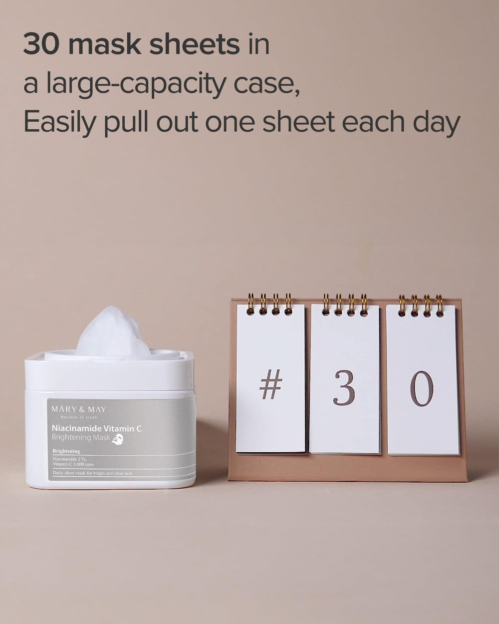 Mary&May Niacinamide Vitamin C Mask serum-appearance demonstrates rich hydration layer.