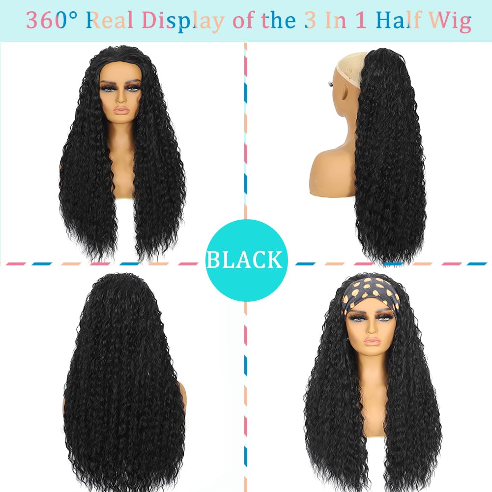 MARYLING Kinky curly texture provides versatile styling options.