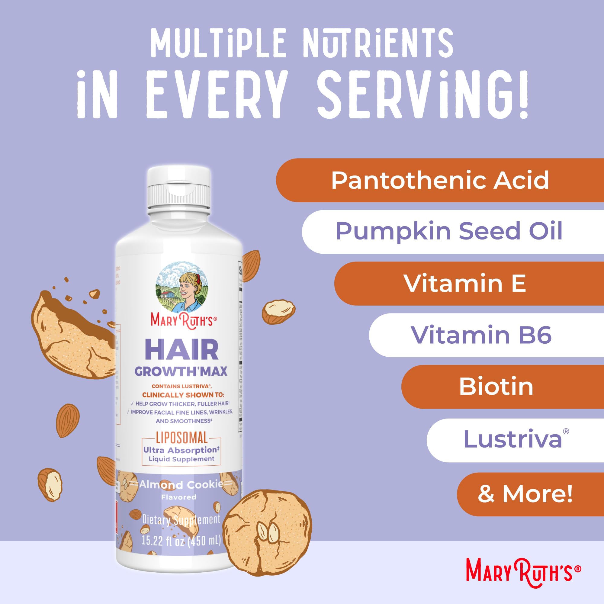 MaryRuth Organics facial-skin improvement visuals for smoother skin