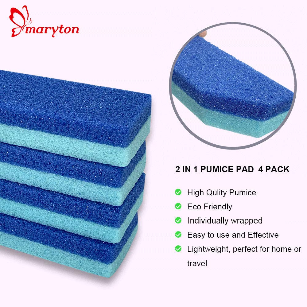 MARYTON close up of dual textured faces demonstrating coarse and fine surfaces for effective exfoliation