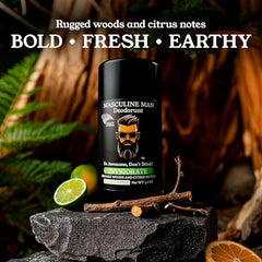 MASCULINE MAN Invigorate travel-pack 2-count for on-the-go freshness.