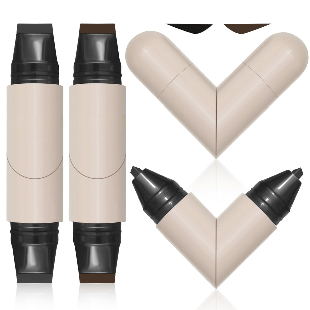 MASISDAOZ eyeliner stamp foldable design creates quick symmetrical wings.