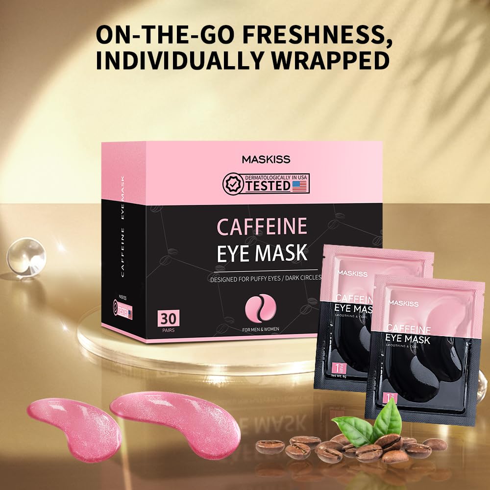 Maskiss sheet sachets remain sealed to preserve freshness before special occasions.