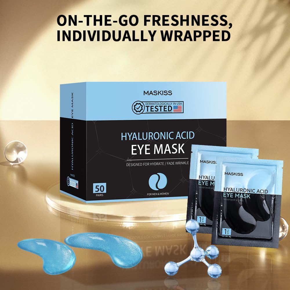 Travel-ready Maskiss Under Eye Patches in case-ready packaging