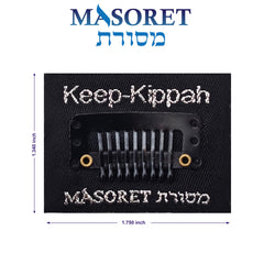 Masoret Keep-Kippah Clip Set durable metal construction for long-lasting use