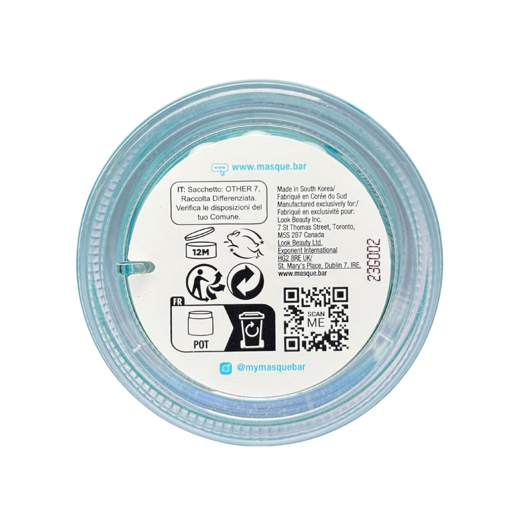 masque BAR moisturizing cream after application shows dewy refreshed finish