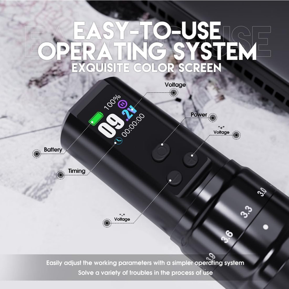 MAST TATTOO Fold2 Pro Mcore-C1 motor supports smooth operation.
