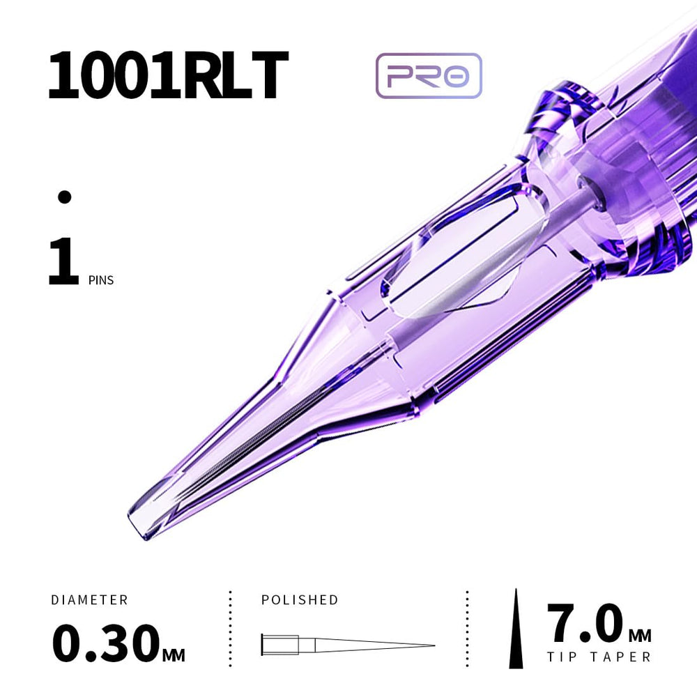 MAST TATTOO Mast Pro purple color-coded needles support efficient color changes