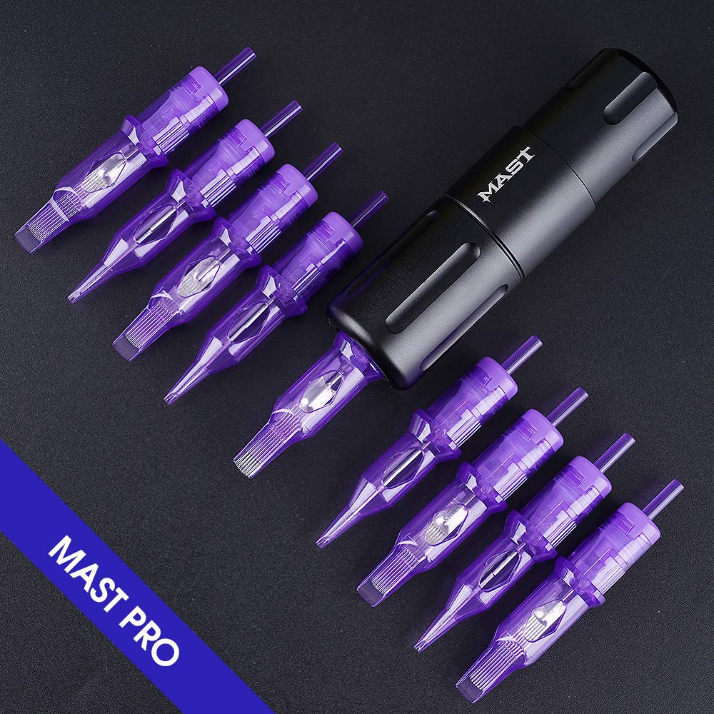 MAST TATTOO Mast Pro SMP individually packaged cartridges for hygienic prep.