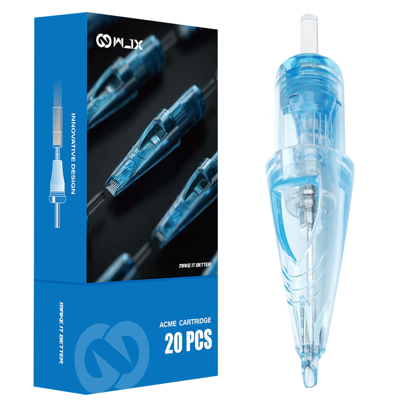 MAST TATTOO WJX cartridge with ink guide tank for steadier ink flow.