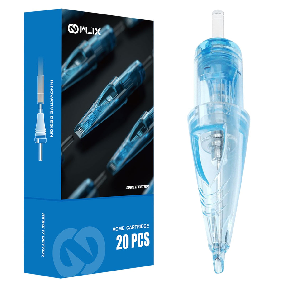 MAST TATTOO WJX cartridge with ink guide tank supports smoother ink flow for precise lines