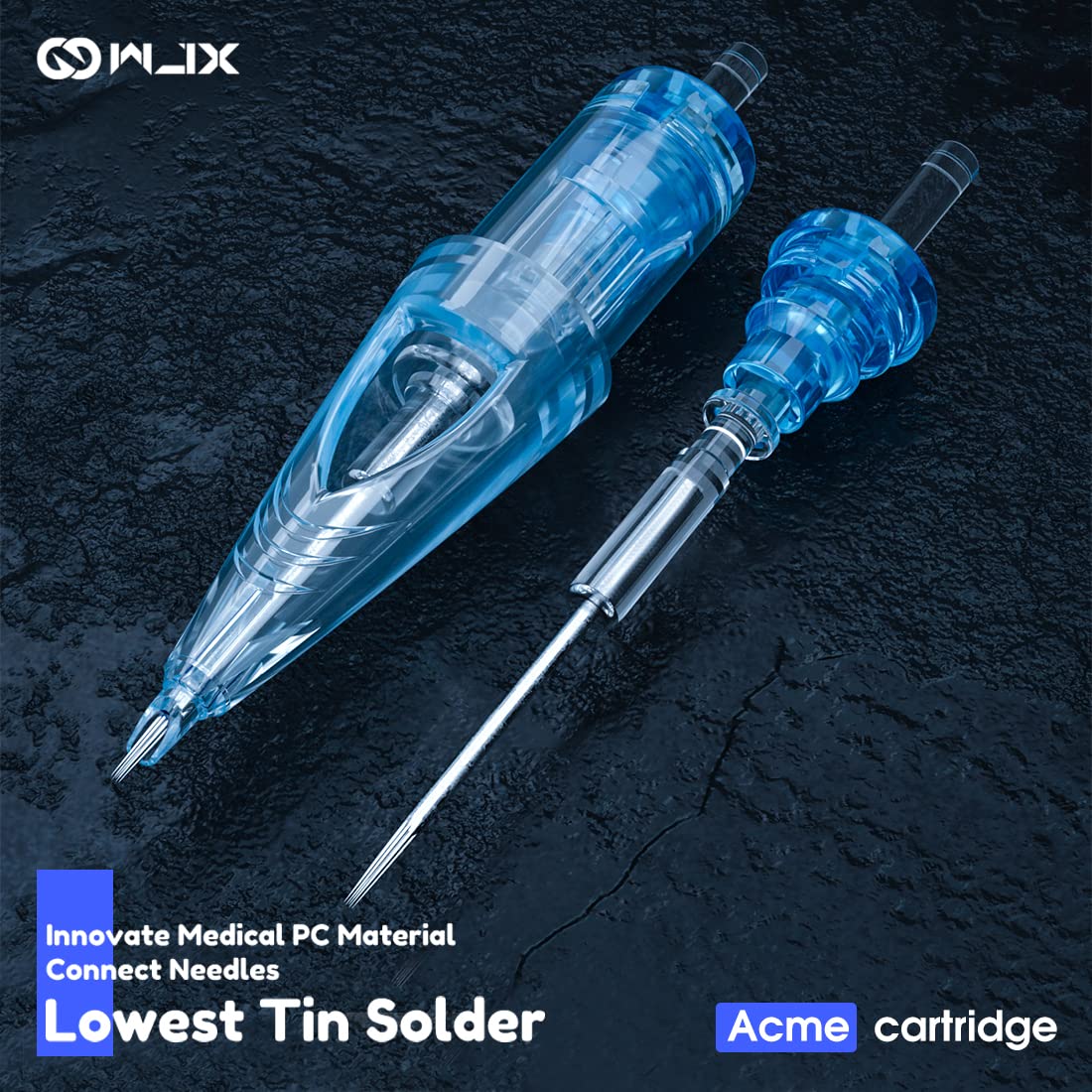 Membrane structure prevents ink splatter for cleaner sessions.