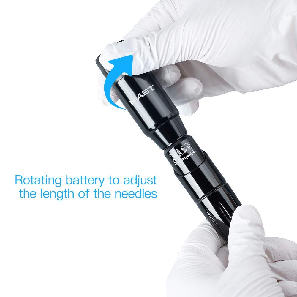 MAST TATTOO Mast Tour supports RCA cord and battery power options
