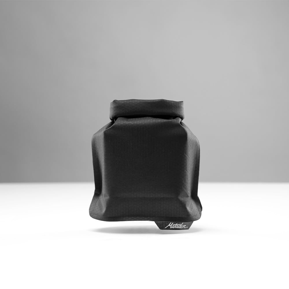 Matador FlatPak stand-ready design keeps soap accessible on flat surfaces.