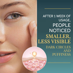 Matykos under-eye patches closeup to reduce puffiness and brighten