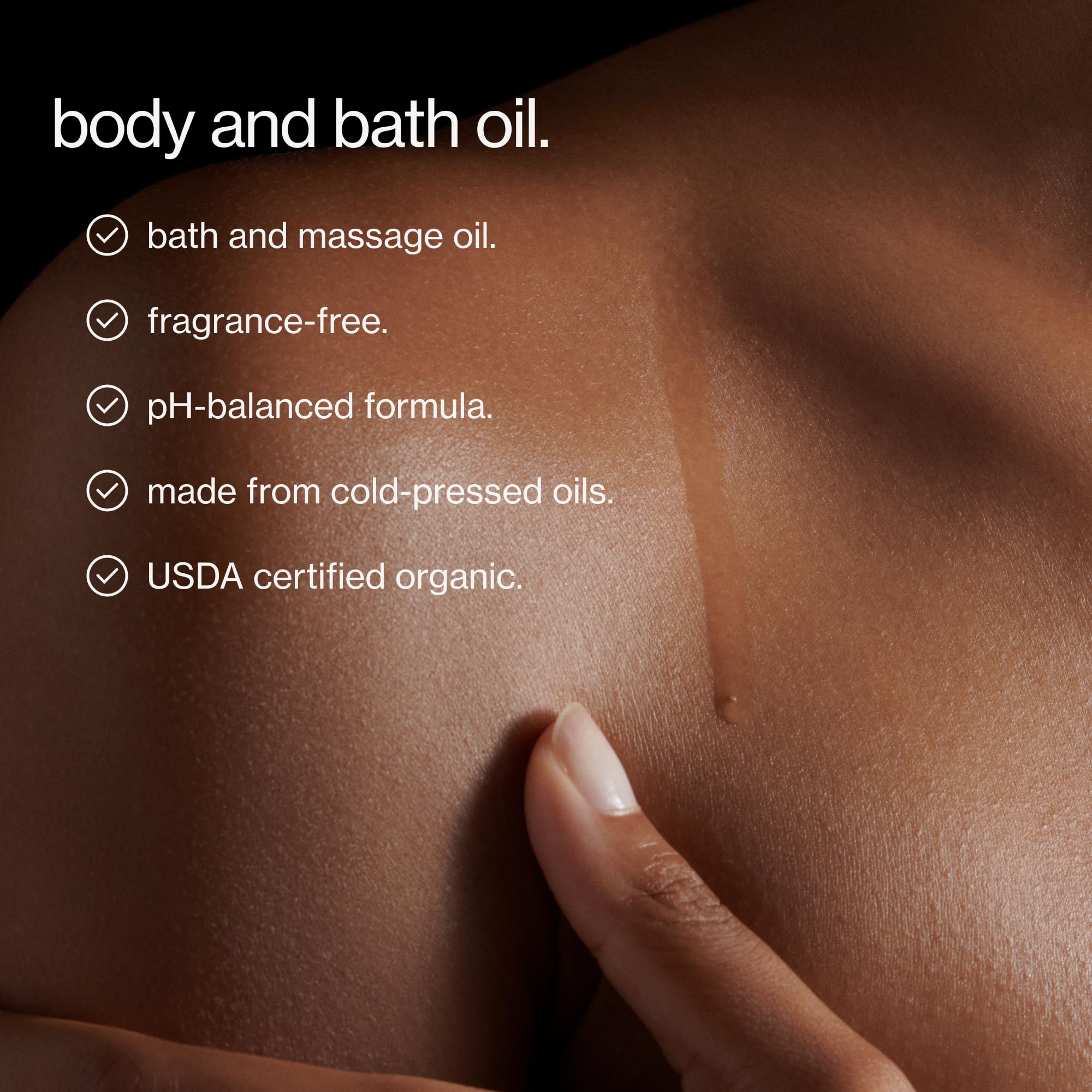 Maude Oil No. 0 daily-routine application demonstrates simple, pump-based moisturization.