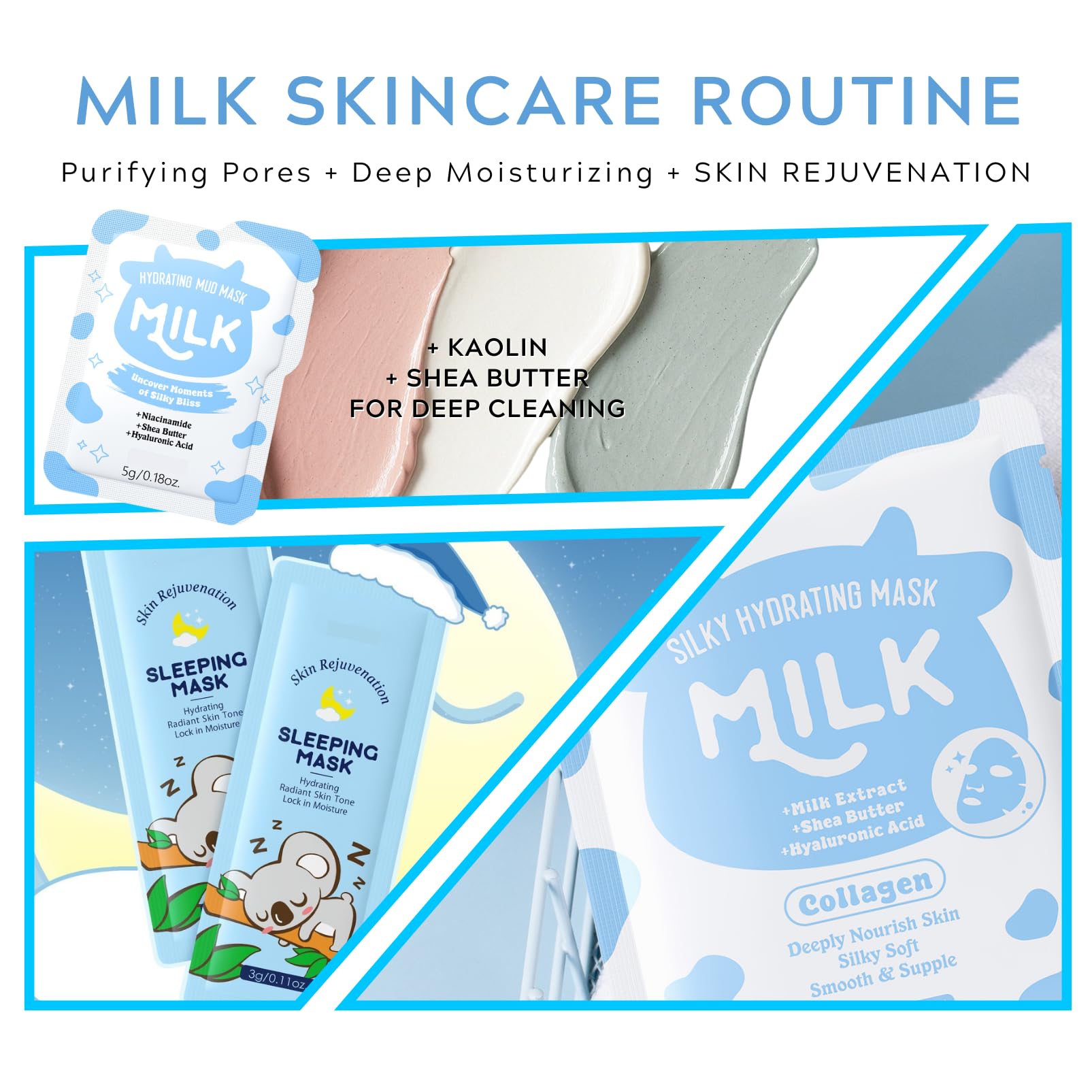 Mauiluxy milk skin care gift packaging showcases premium, gift-ready presentation