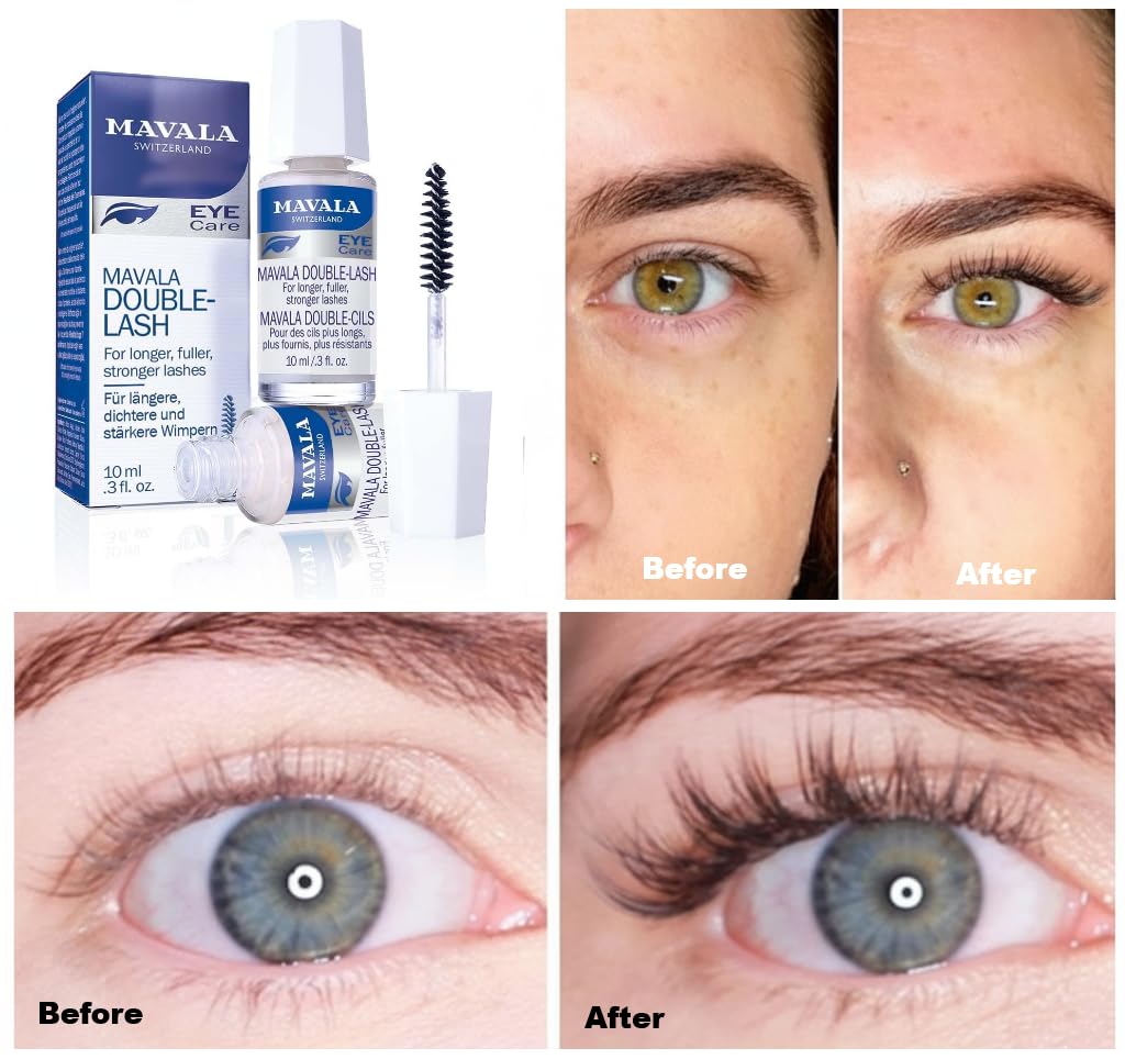 MAVALA Double Lash overnight-application demonstrates simple nighttime routine