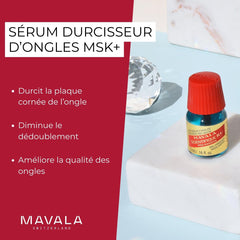 MAVALA Scientifique K+ application step image highlighting thin layer from center to tip