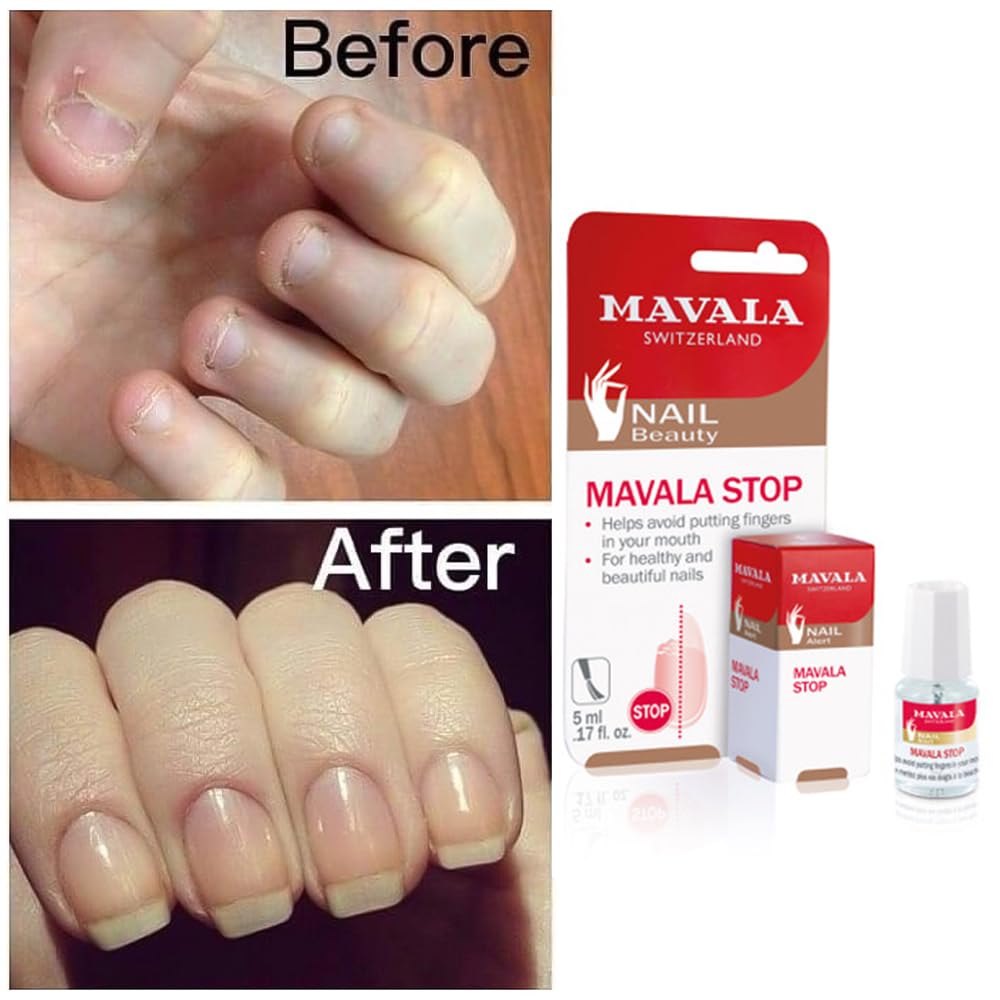 Mavala Stop deterrent nail polish for daily use in routine