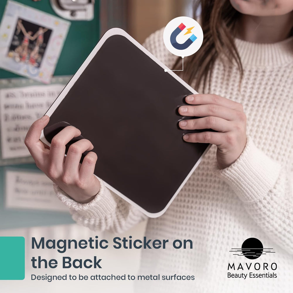 Mavoro crystal-clear reflection delivers distortion-free viewing on lockers and fridges