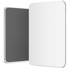 Mavoro magnetic locker mirror frameless provides quick, secure visibility on metal surfaces