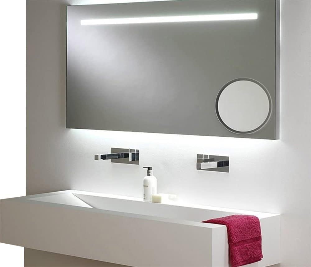 Mavoro three-cup suction system provides strong hold for stable bathroom mounting.