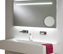 Mavoro three-cup suction system provides strong hold for stable bathroom mounting.