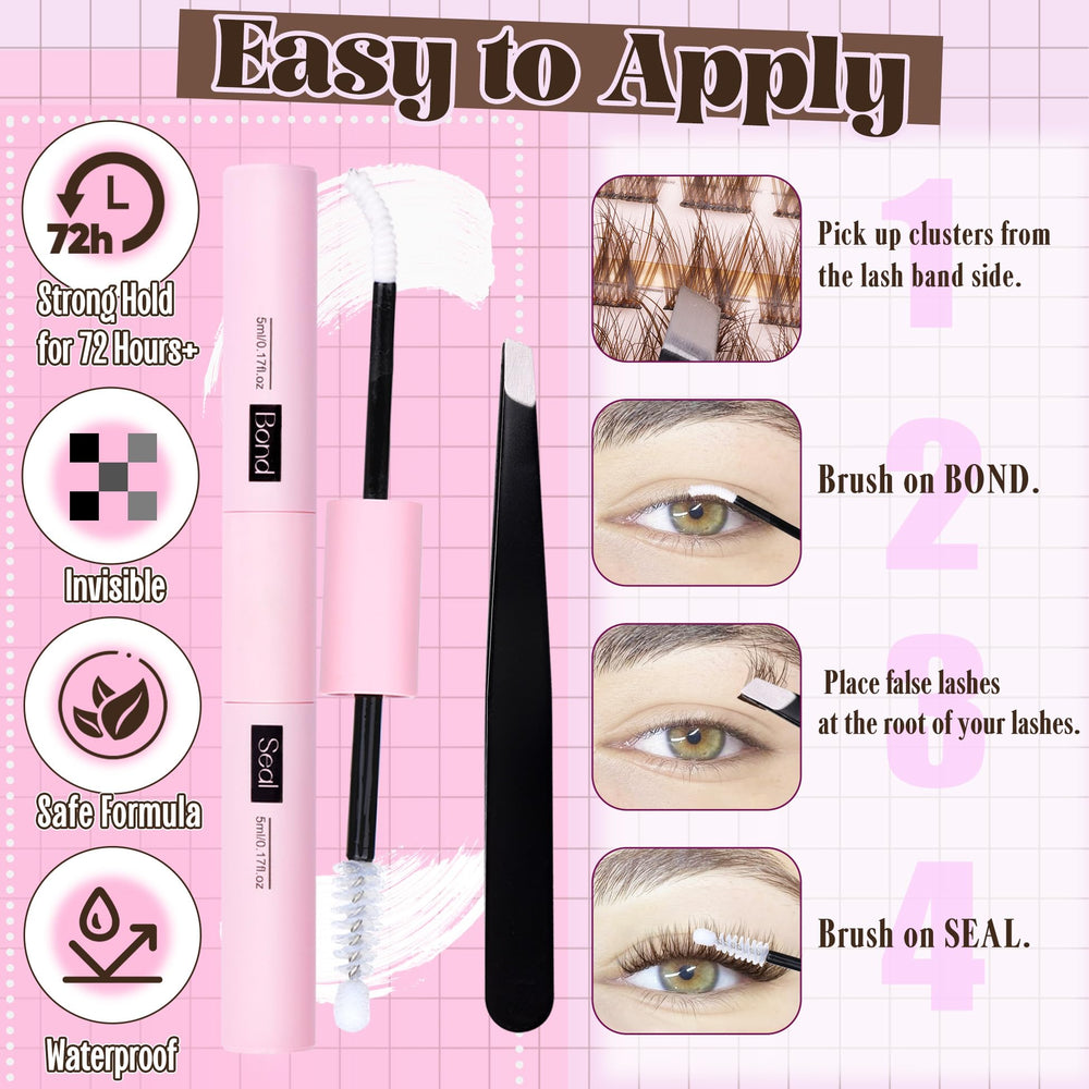 Mavphnee soft brown shade on lashes for natural look