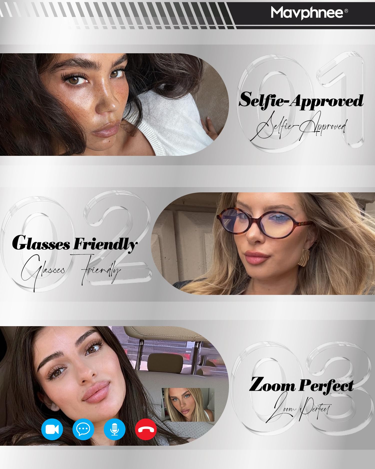 Mavphnee C-Curve lashes deliver featherlight comfort while lifting the lash line