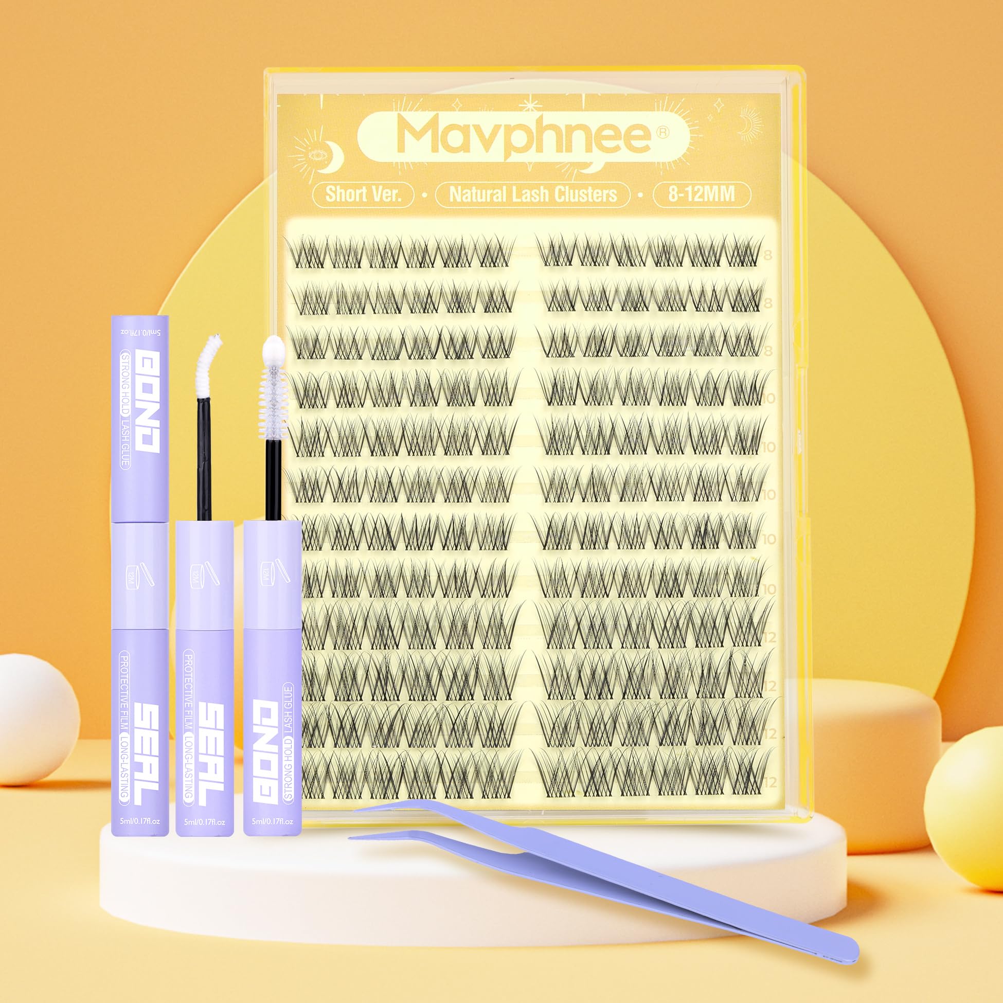Mavphnee invisible-band lash line delivers natural appearance with no visible strip.