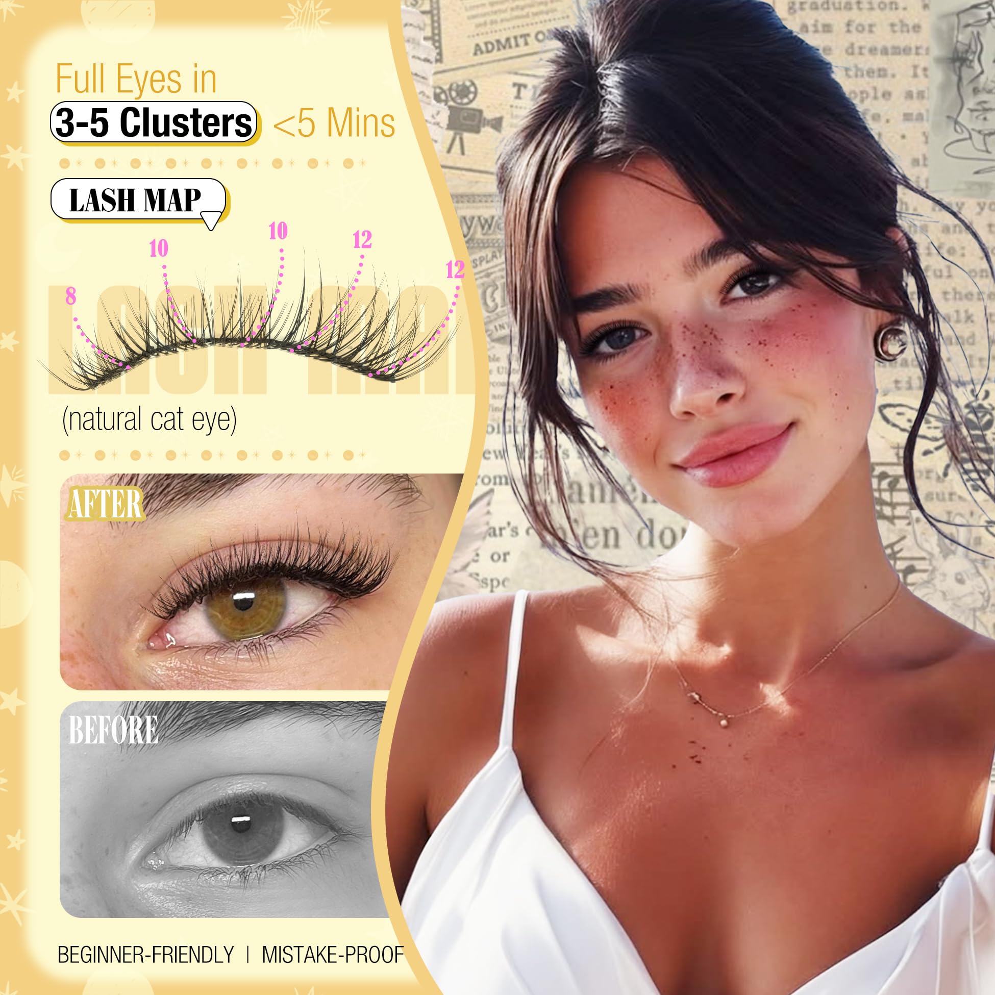 Mavphnee lash bond-seal kit provides strong hold and long-lasting wear.