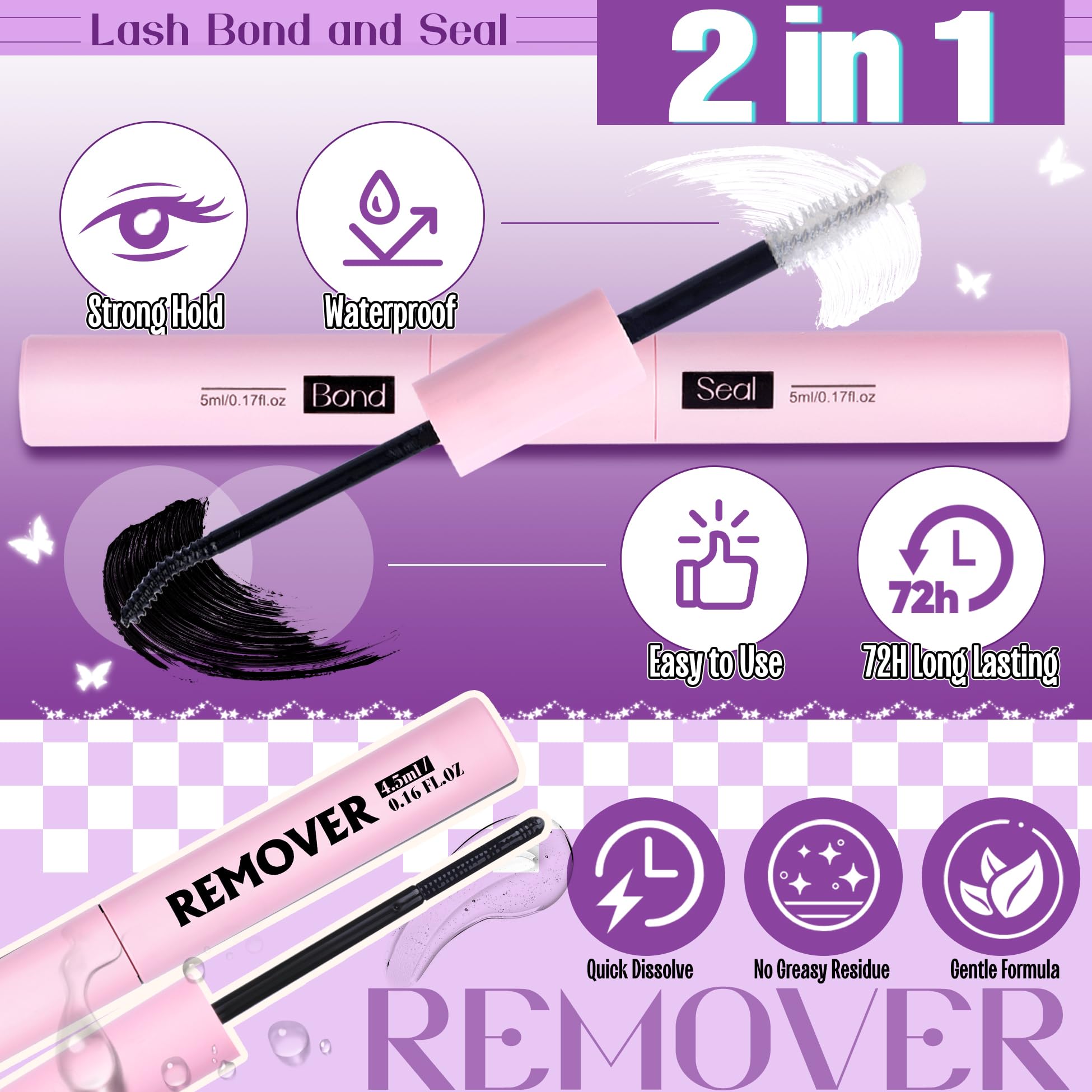 Mavphnee precision tweezers—precise placement for clean lash application.