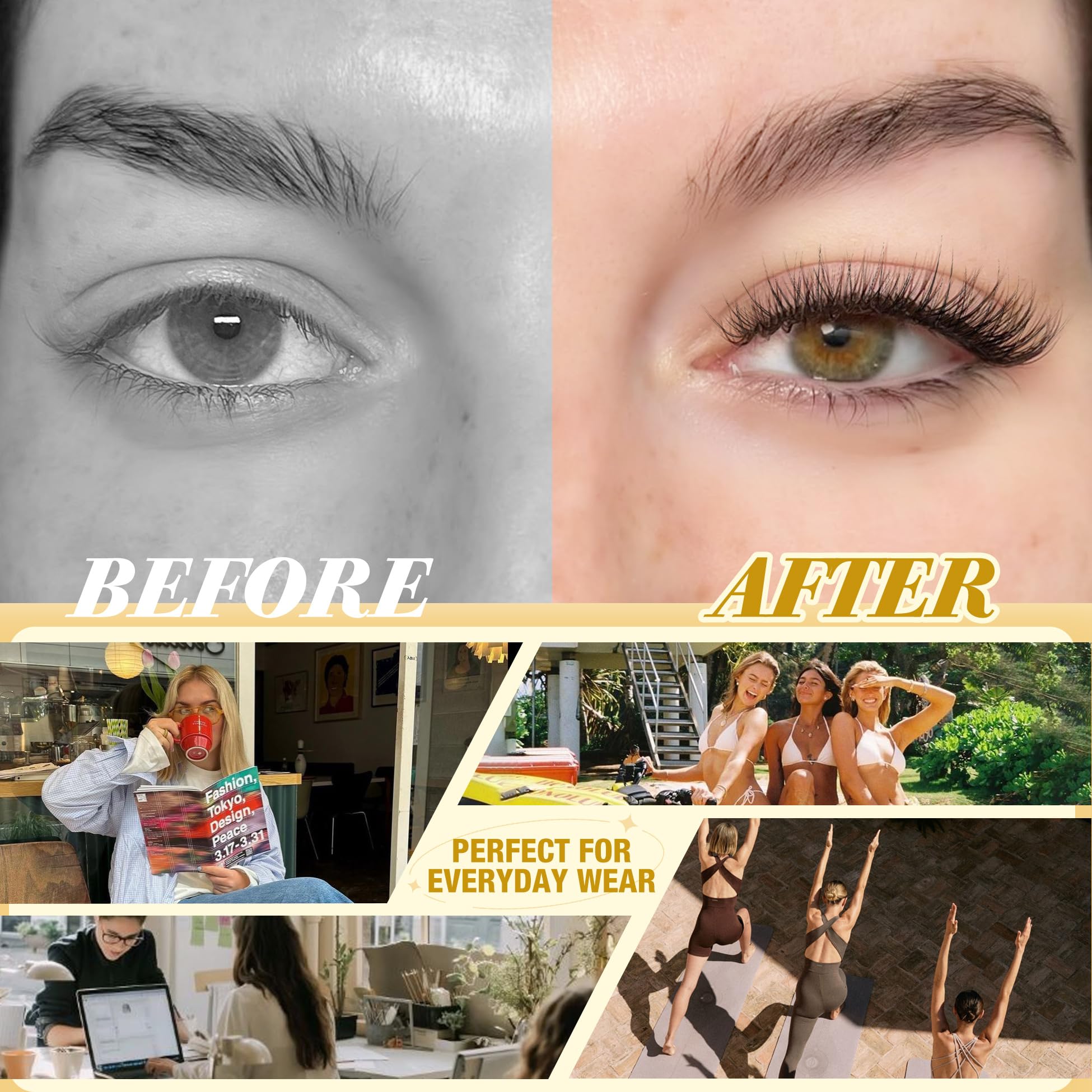 Mavphnee salon-at-home kit enables versatile lash styling possibilities.