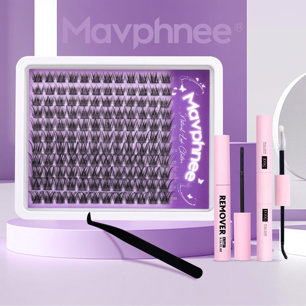 Mavphnee travel-friendly DIY lash kit for on-the-go use.