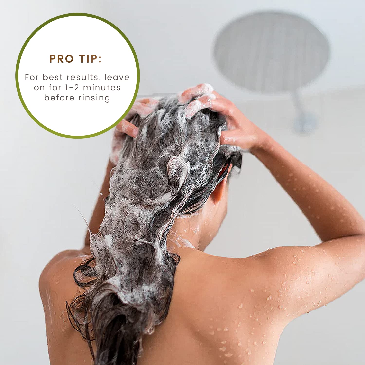 MGA Vegan Hair Conditioner curls defined with reduced frizz and bounce.