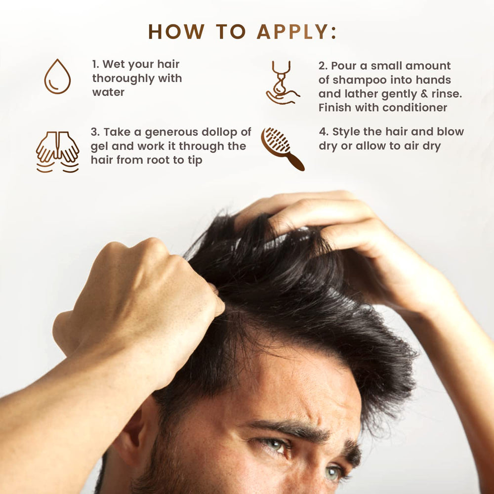 Max Green Alchemy Scalp Rescue humidity-shield on styled hair, natural finish.