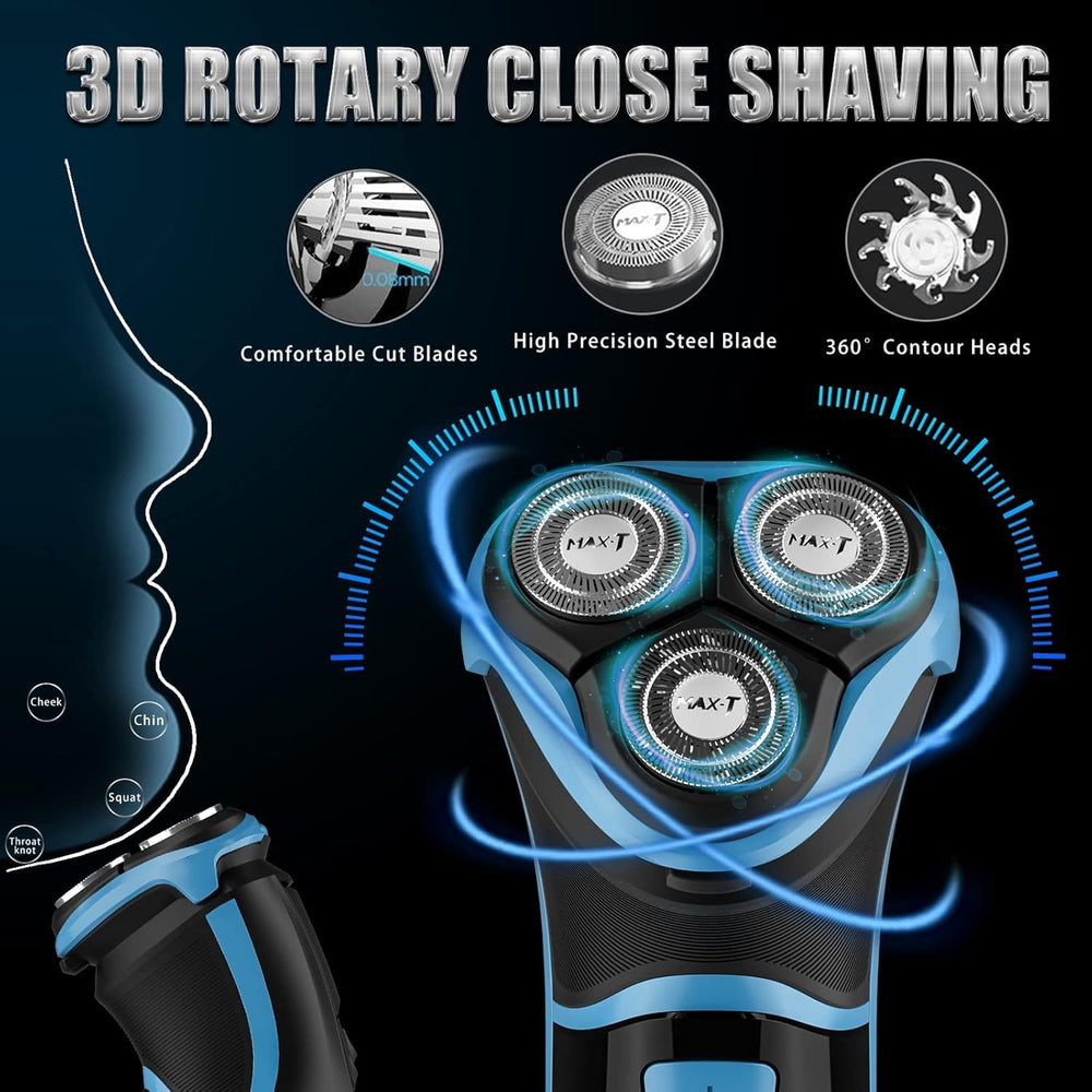 MAX-T Razor dual-ring cutters enable a smooth glide.