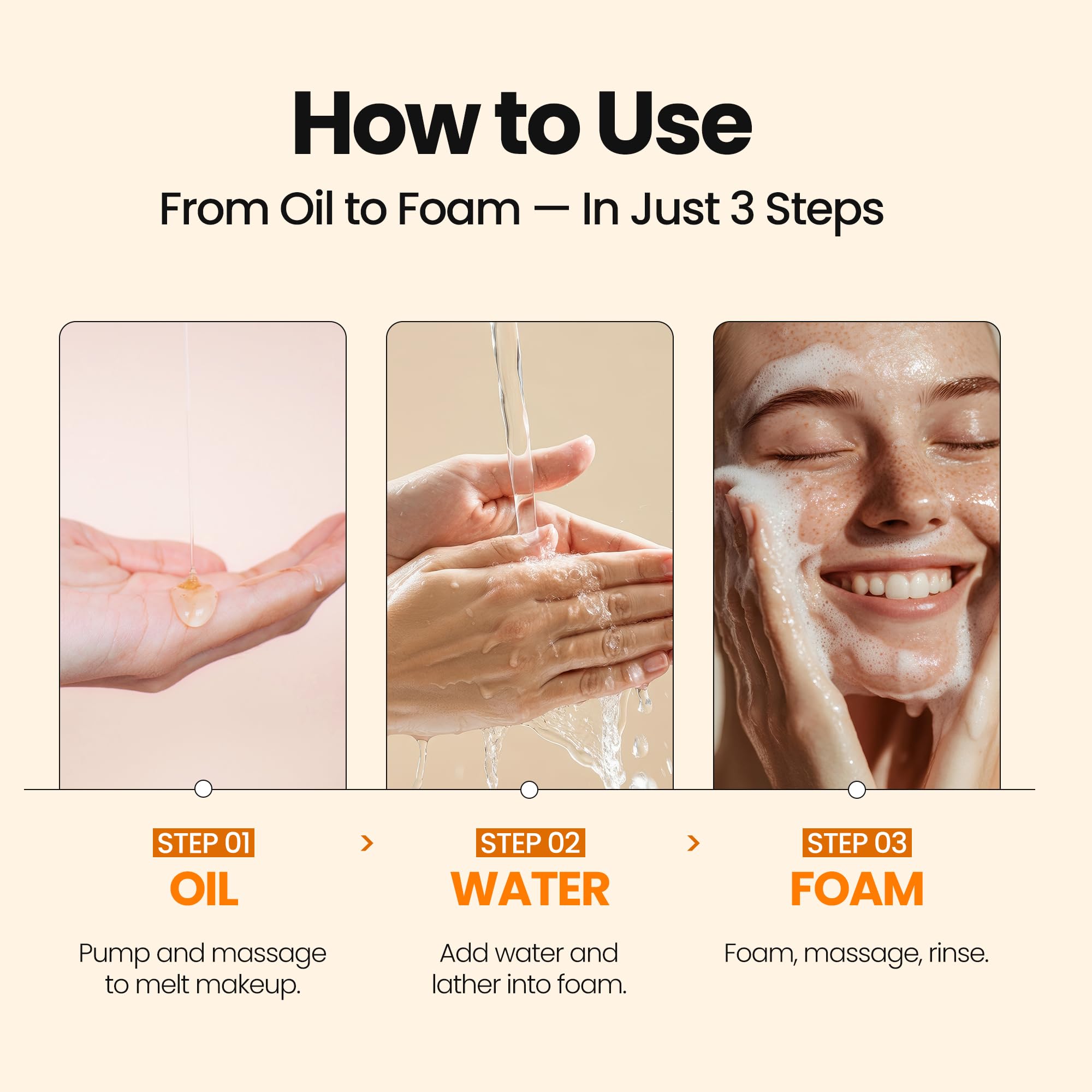 MAXCLINIC Calendula Biome Oil to Foam calms delicate skin with calendula complex