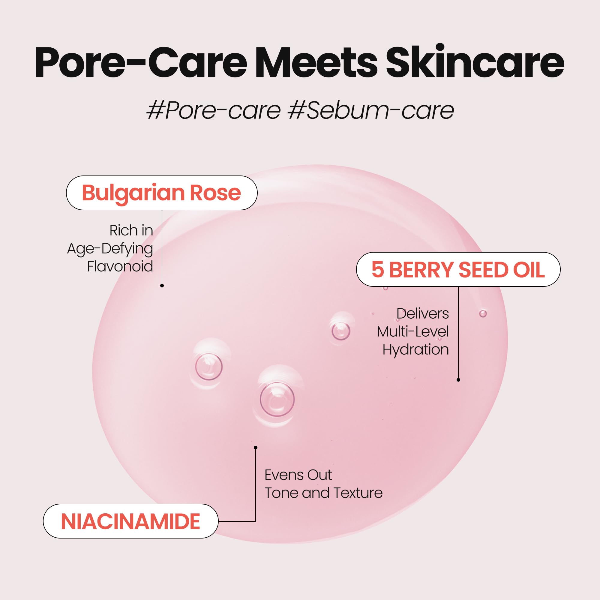 MAXCLINIC Rose Vitamin Oil to Foam pump dispenser ready for daily routine.