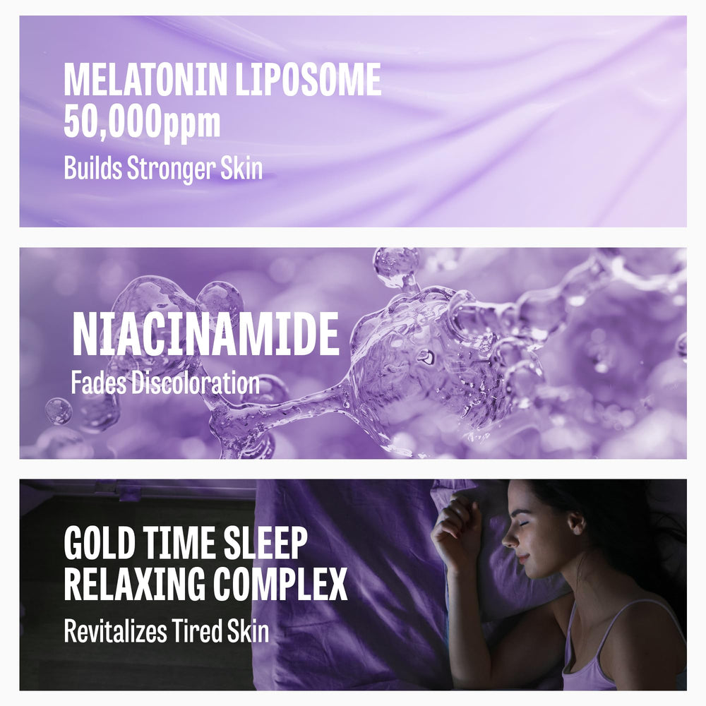 MAXCLINIC Time Return Melatonin Cream ingredients highlight liposomes and adenosine for nourishment.