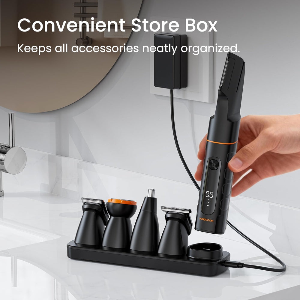 MAXGROOM beard shaver head for smooth facial edges and crisp lines